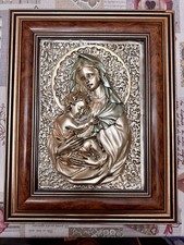 Quadro madonna argento usato  Goro