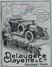 Publicite delaugere clayette d'occasion  Cires-lès-Mello