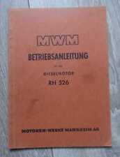 MWM Dieselmotor RH526 Betriebsanleitung  comprar usado  Enviando para Brazil