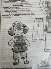 T19 patron poupee d'occasion  France