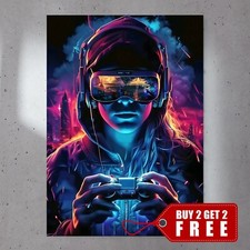 Neon gaming modern for sale  HAVANT