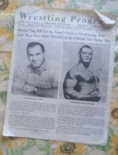 Wrestling program jan for sale  Byers