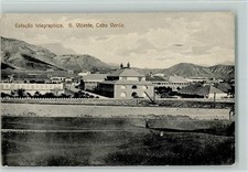 13091778 - S. Vicente Estacao telegraphica , gute Erhaltung AK Kap Verde 1925, usado comprar usado  Enviando para Brazil