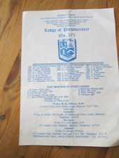 Masonic ancient charge for sale  MABLETHORPE