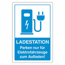 Schild parkplatz ladestation gebraucht kaufen  Bad Driburg