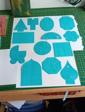 Craft stencils templates for sale  PICKERING