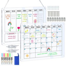 Reusable whiteboard calendar for sale  BASILDON