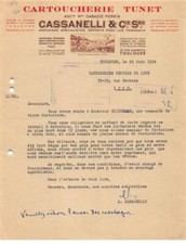 Facture.am20538.toulouse.1954. d'occasion  France