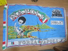 Bandiera napoli 1986 usato  Italia