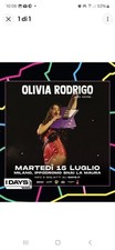 Biglietti olivia rodrigo usato  Caserta
