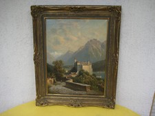 Landschaft ölgemälde burg gebraucht kaufen  Stuttgart