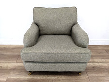 Armchair grey fabric for sale  BRISTOL