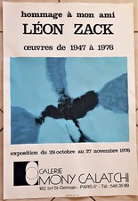 Léon zack affiche d'occasion  Auribeau-sur-Siagne