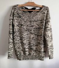 Pull chiné noir d'occasion  Bourg-de-Thizy