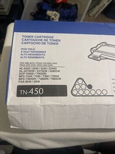 Brother TN450 Cartucho de Toner Preto de Alto Rendimento Genuíno OEM Caixa Aberta, usado comprar usado  Enviando para Brazil