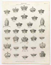 Heraldry crowns coronets for sale  NORWICH