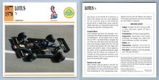 Lotus 1977 competition for sale  SLEAFORD