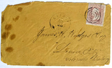 Quincy, IL--James H. Hodges, Ciudad de Denver, Territorio de Colorado/SC. #65/4/27/1863! segunda mano  Embacar hacia Mexico