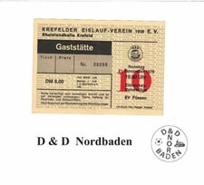 Ticket eintrittskarte eishocke gebraucht kaufen  Wiesenbach