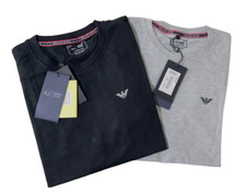 Męska bawełniana koszulka Armani Jeans z krótkim rękawem okrągły dekolt L, XL na sprzedaż  Wysyłka do Poland