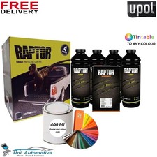 RAPTOR Przyciemniany zestaw 3,8 l (4 butelki) UPOL + FARBA 400ml (wybierz kolor) na sprzedaż  Wysyłka do Poland