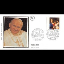 Fdc soie pélerinage d'occasion Fdc soie pélerinage d'occasion  Crécy-la-Chapelle