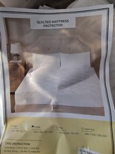 Double mattress protector for sale  TELFORD