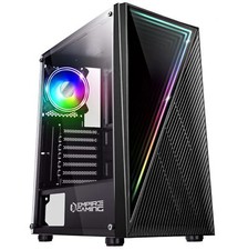 Usado, - Boîtier PC Gamer Crystal – ARGB Moyenne Tour ATX Micro ATX et ITX – Façade ... comprar usado  Enviando para Brazil