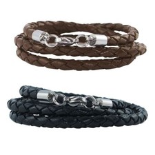 Lederkette lederarmband karabi gebraucht kaufen  Zwickau