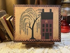 Primitive salt box for sale  Milton
