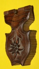 Usado, Alemão 19th Cent. Black Forest Watch Safe Holder Nogueira Aplicada Flor Edelweiss comprar usado  Enviando para Brazil