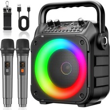 Karaoke machine microphones for sale  THORNTON-CLEVELEYS
