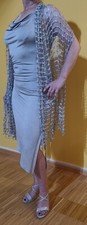 Designerkleid nicowa silbrig gebraucht kaufen  Pfatter
