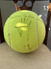 Bola de tênis feminina grande assinada pelo campeonato de tênis 🎾 comprar usado  Enviando para Brazil