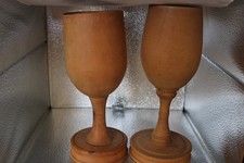 Wooden goblets for sale  SHREWSBURY