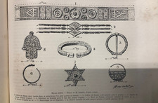 Incisione originale stampa usato  Viu