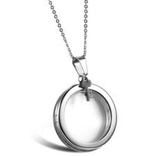 Berloque flutuante redondo de aço inoxidável pingente memória viva colar com corrente comprar usado Berloque flutuante redondo de aço inoxidável pingente memória viva colar com corrente comprar usado  Enviando para Brazil