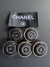 Chanel black gold for sale  PURFLEET-ON-THAMES