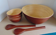 Bamboo salad set for sale  Harbor Springs
