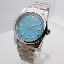 Relógio masculino automático 36mm vidro safira mostrador estéril pulseira de aço nh35 comprar usado  Enviando para Brazil