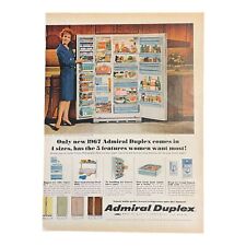 1966 Admiral Duplex Geladeira Sexista Estampa Vintage Anúncio Anos 60, usado comprar usado  Enviando para Brazil