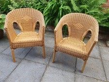 Pair wicker cane for sale  NOTTINGHAM