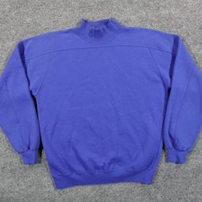 Moletom vintage Gap adulto M azul pescoço falso pulôver em branco soletrar anos 90 14004 comprar usado  Enviando para Brazil