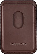 Platina - Carteira Horween Couro RFID Magsafe para iPhone 15/14/13/12 - Bourbon, usado comprar usado  Enviando para Brazil