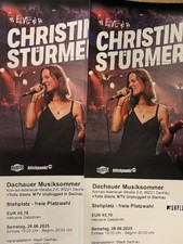 Christina stürmer konzertkart gebraucht kaufen  Oberaudorf