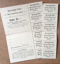 Alte fahrkarten spreewald gebraucht kaufen  Berlin
