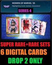 Usado, WOMEN OF MARVEL 25 SERIES 4 DROP 2 CONJUNTOS SUPER RAROS + RAROS - COLEÇÃO TOPPS MARVEL comprar usado  Enviando para Brazil