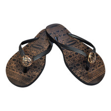 Chinelos Havaianas Slim Special Collection, preto e dourado, tamanho 6 comprar usado  Enviando para Brazil
