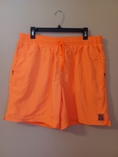 Shorts de vôlei Nike Vibe Icon logotipo 7" masculino tamanho XXL laranja neon forrado de malha comprar usado  Enviando para Brazil