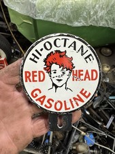 Acessório de gasolina cabeça vermelha placa de licença topper homem caverna hot rod TROG SCTA BOMB comprar usado  Enviando para Brazil